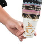 Maxbell Waterproof Disposable Water Cup Storage Bag Holder Dispenser Ethnic Style