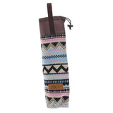 Maxbell Waterproof Disposable Water Cup Storage Bag Holder Dispenser Ethnic Style