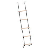 Maxbell Indoor Outdoor Climbing Rope Ladder for Kids Children Hanging Wooden Ladder