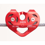 Maxbell 24KN Mountaineering Rock Climbing Zip Line Rope Wire Cable Trolley Pulley