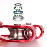 Maxbell 24KN Mountaineering Rock Climbing Zip Line Rope Wire Cable Trolley Pulley