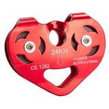 Maxbell 24KN Mountaineering Rock Climbing Zip Line Rope Wire Cable Trolley Pulley