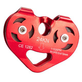 Maxbell 24KN Mountaineering Rock Climbing Zip Line Rope Wire Cable Trolley Pulley