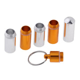 Maxbell Waterproof Pill Box Case Holder Container Capsule Bottle Keychain 14 x 98mm Large Size