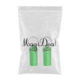 Maxbell 2 Pieces Mini Portable Waterproof Pill Capsule Box Container Pendant Green