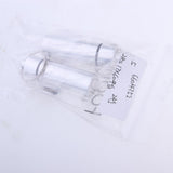 Maxbell 2Pcs Waterproof Aluminum Pill Box Case Bottle Cache Drug Holder Keychain Flat White
