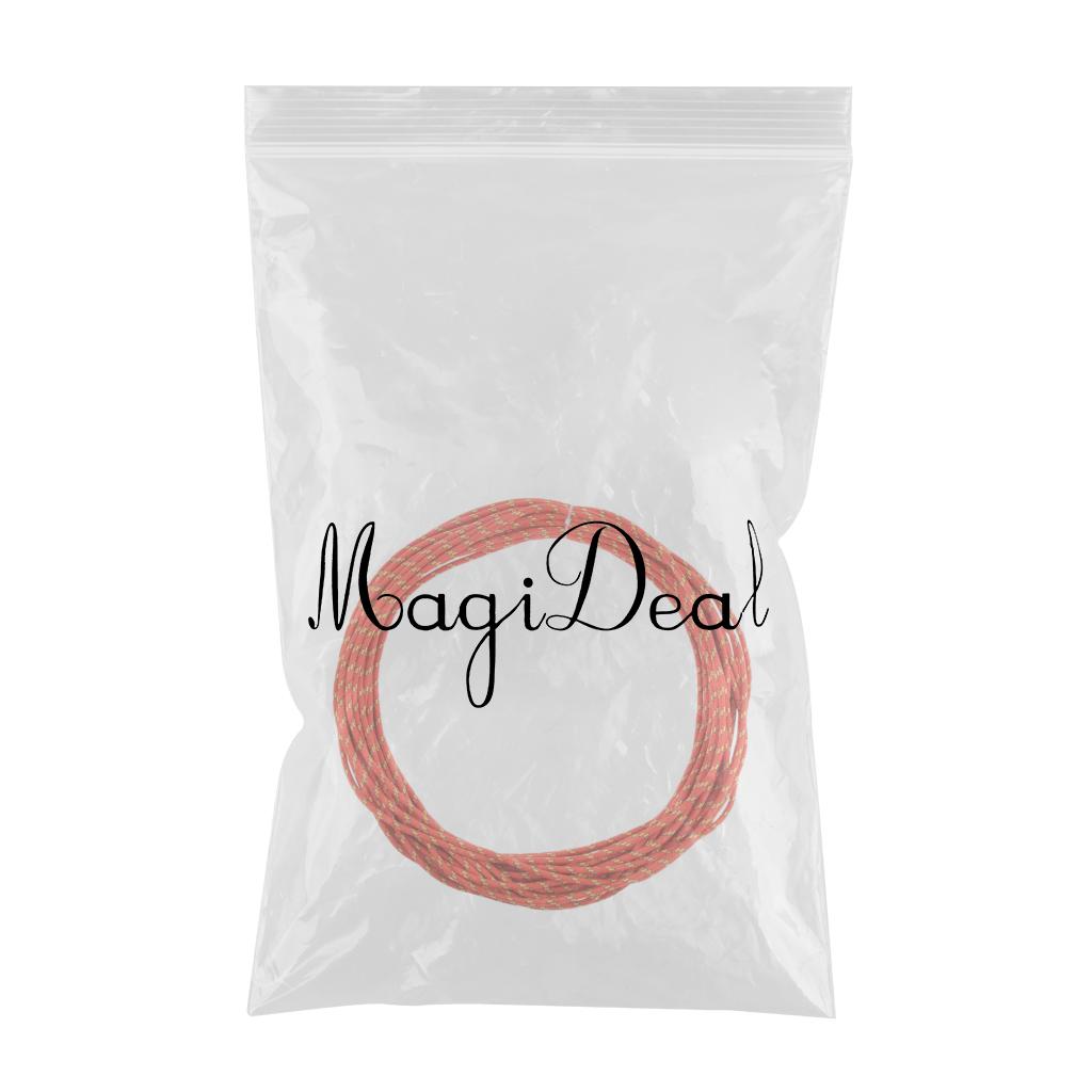 Maxbell 6mmx30m Climbing Safety Auxiliary Rope Static Cord Rescue Mountain Orange