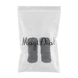 Maxbell White Goose Down Slippers Winter Warm Camping Tent Foot Booties Black XL