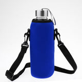 Maxbell 1000ml Sports Water Bottle Holder Sleeve Bag Neoprene Carry Pouch Case Blue