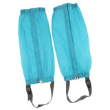 Maxbell Outdoor Walking Hiking Waterproof Gaiters Boot Covers Leg Guards blue