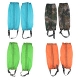 Maxbell Outdoor Walking Hiking Waterproof Gaiters Boot Covers Leg Guards blue
