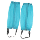 Maxbell Outdoor Walking Hiking Waterproof Gaiters Boot Covers Leg Guards blue