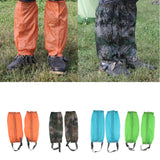 Maxbell Outdoor Walking Hiking Waterproof Gaiters Boot Covers Leg Guards blue