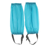 Maxbell Outdoor Walking Hiking Waterproof Gaiters Boot Covers Leg Guards blue