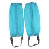 Maxbell Outdoor Walking Hiking Waterproof Gaiters Boot Covers Leg Guards blue