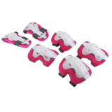 Max Protective Gear Set Skateboarding Wrist Knee Elbow Pads Guards  M Pink