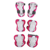 Max Protective Gear Set Skateboarding Wrist Knee Elbow Pads Guards  M Pink