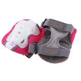 Max Protective Gear Set Skateboarding Wrist Knee Elbow Pads Guards  M Pink