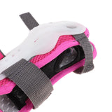 Max Protective Gear Set Skateboarding Wrist Knee Elbow Pads Guards  M Pink