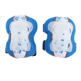 Max Protective Gear Set Skateboarding Wrist Knee Elbow Pads Guards  S Blue