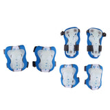 Max Protective Gear Set Skateboarding Wrist Knee Elbow Pads Guards  S Blue