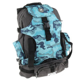 Max Roller Inline Skates Backpack Skate Skating Shoes Carrying Bag Blue Camo