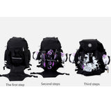 Max Roller Inline Skates Backpack Skate Skating Shoes Carrying Bag Black B