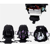 Max Roller Inline Skates Backpack Skate Skating Shoes Carrying Bag Black B
