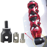 Maxbell Single Adjustable V-Bar Quick Disconnect for Compound / Recurve Bow, Target Hunting Equipment, Black