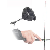 Maxbell Archery Compound Bow Release - Adjustable Black Wrist Strap