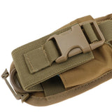 Maxbell Molle Camping Compact Pouch Waterproof Single Shoulder Strap Bag Brown