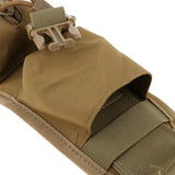 Maxbell Molle Camping Compact Pouch Waterproof Single Shoulder Strap Bag Brown