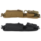 Maxbell Molle Camping Compact Pouch Waterproof Single Shoulder Strap Bag Brown