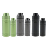 Maxbell Waterproof Aluminum Pill Storage Box Tablet Capsule Holder Bottle Green S