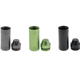 Maxbell Waterproof Aluminum Pill Storage Box Tablet Capsule Holder Bottle Green S
