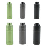 Maxbell Waterproof Aluminum Pill Storage Box Tablet Capsule Holder Bottle Green S