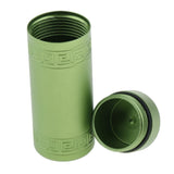 Maxbell Waterproof Aluminum Pill Storage Box Tablet Capsule Holder Bottle Green S
