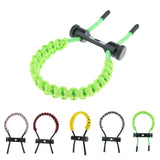 Maxbell Bow Archery Wrist Sling Paracord Cord Survival Hunting Shooting Wrist Strap Green