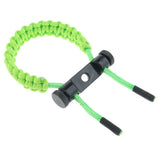 Maxbell Bow Archery Wrist Sling Paracord Cord Survival Hunting Shooting Wrist Strap Green