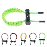 Maxbell Bow Archery Wrist Sling Paracord Cord Survival Hunting Shooting Wrist Strap Green