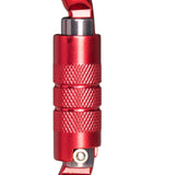 Maxbell 25KN Aluminum Rock Climbing Rescue Safety D Type Carabiner Red Auto