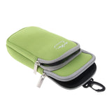 Maxbell Sports Mobile Phone Interphone Holder Storage Bag Climbing Running Green