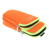 Maxbell Sports Mobile Phone Interphone Holder Storage Bag Climbing Running Orange