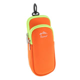 Maxbell Sports Mobile Phone Interphone Holder Storage Bag Climbing Running Orange
