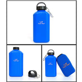 Maxbell 1000ml Sports Water Bottle Tea Kettle with Bag Camping Hiking Cycling Blue
