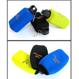 Maxbell 1000ml Sports Water Bottle Tea Kettle with Bag Camping Hiking Cycling Blue