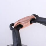 Maxbell Copper Link Eggbutt Snaffle Bit Ring Snaffle Bit for Horse 105mm