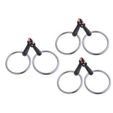 Maxbell Copper Link Eggbutt Snaffle Bit Ring Snaffle Bit for Horse 105mm
