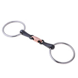Maxbell Copper Link Eggbutt Snaffle Bit Ring Snaffle Bit for Horse 105mm