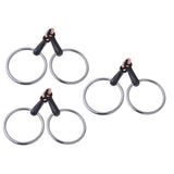 Maxbell Copper Link Eggbutt Snaffle Bit Ring Snaffle Bit for Horse 105mm